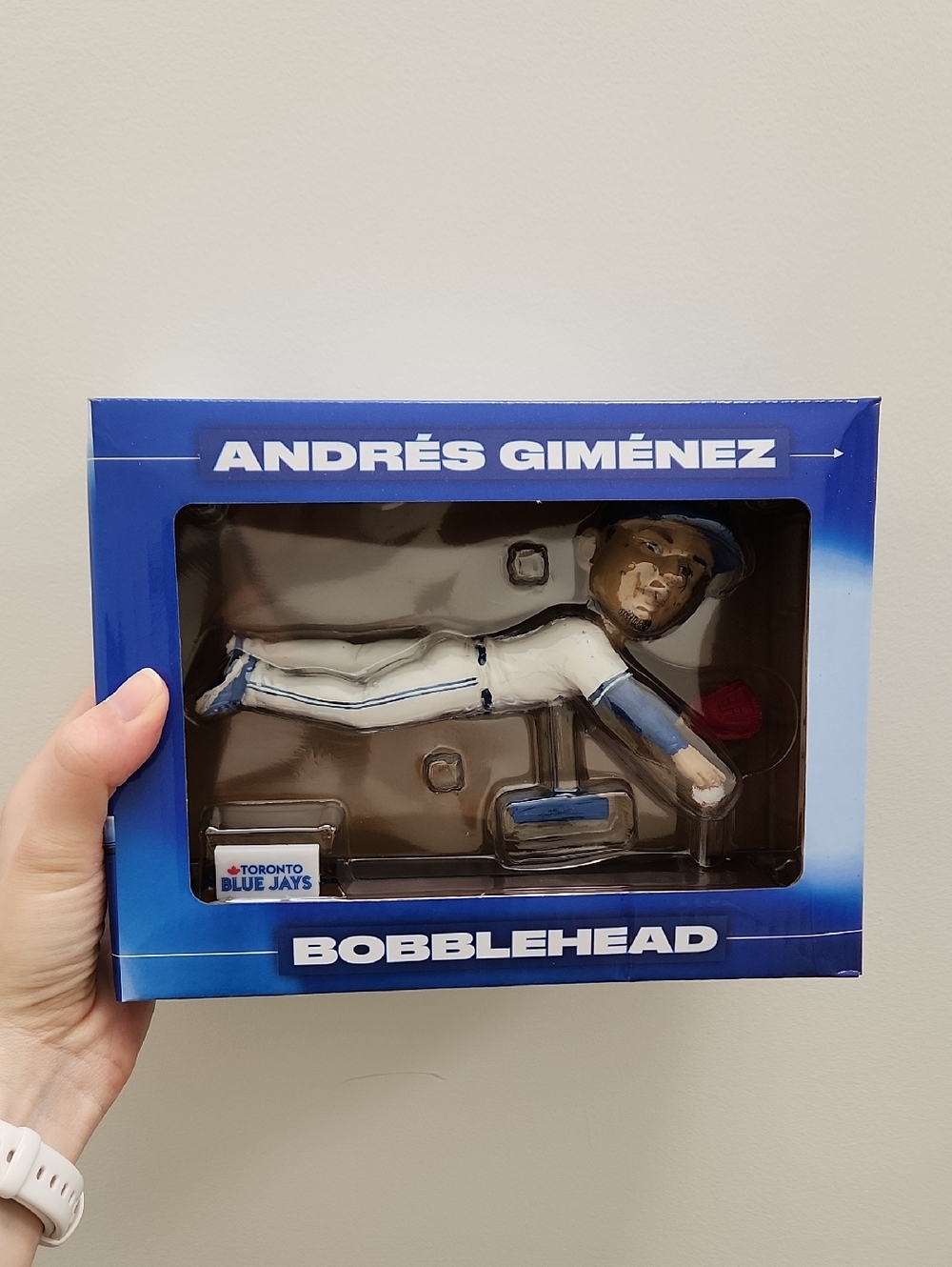 Andrés Giménez Toronto Blue Jays Bobblehead - Blue & White